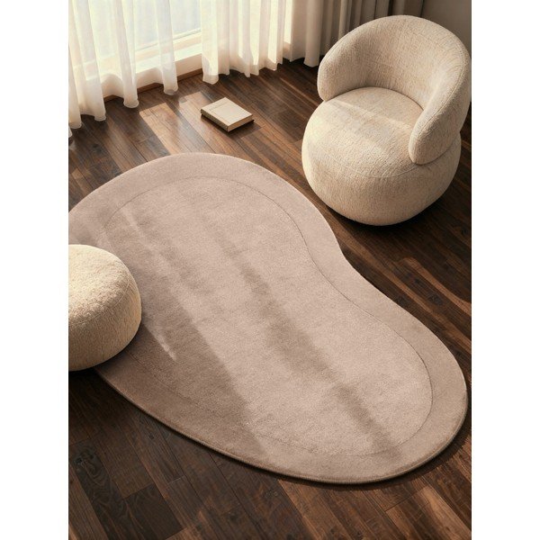 Covor bej țesut manual din amestesc de lână 125x200 cm Kari Organic – Villeroy&Boch-image-1