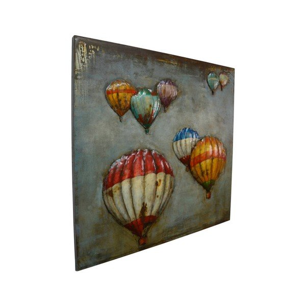 Tablou artizanal Vivorum Up, 80 x 80 cm-image-1