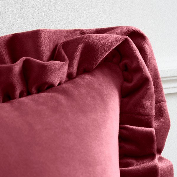 Pernă decorativă din catifea 43x43 cm Velvet Double Frill – Catherine Lansfield-image-2