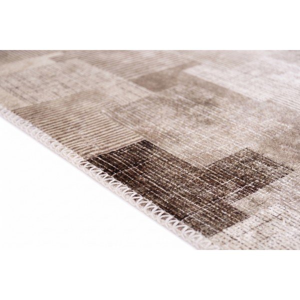 Covor bej lavabil 50x80 cm Cubo – Vitaus-image-2