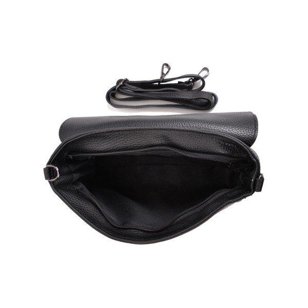 Geantă din piele Mangotti Bags Baso, negru-image-2