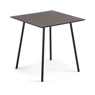 Masă Kave Home Ulrich, 75 x 75 cm, negru