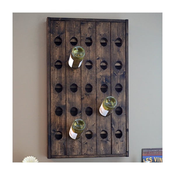 Suport de perete pentru sticlele de vin Betula, înălțime 80 cm