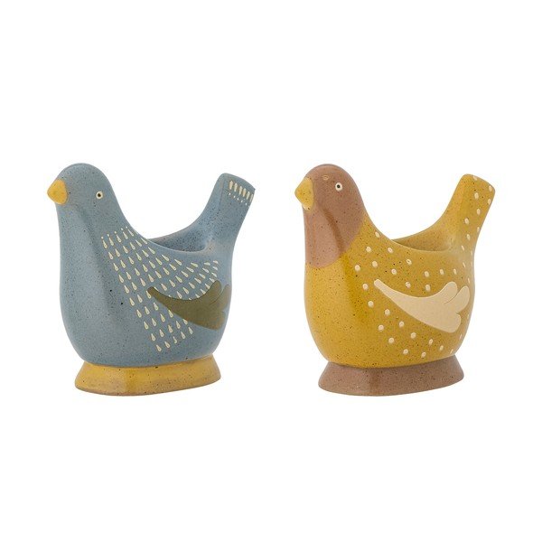 Suporturi de ouă 2 buc. din gresie ceramică Birdy – Bloomingville-image-4