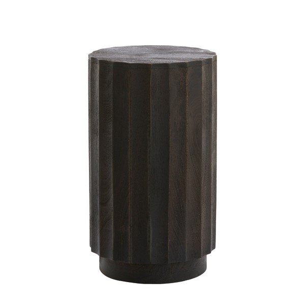 Măsuță auxiliară rotundă din lemn de mango ø 35 cm Ellena – Light & Living