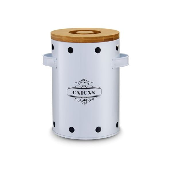 Recipient din metal pentru ceapă și usturoi – Dakls