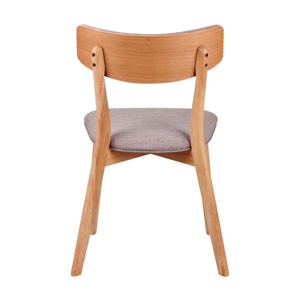 Set 2 scaune sømcasa Anais, gri deschis-image-1