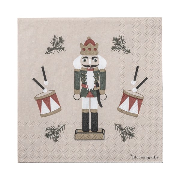 Șervețele 20 buc. din hârtie 25x25 cm Jolly – Bloomingville-image-2