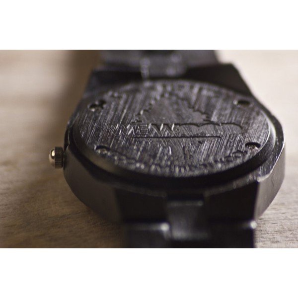 Ceas de lemn pentru damă Odyssey Black-image-3