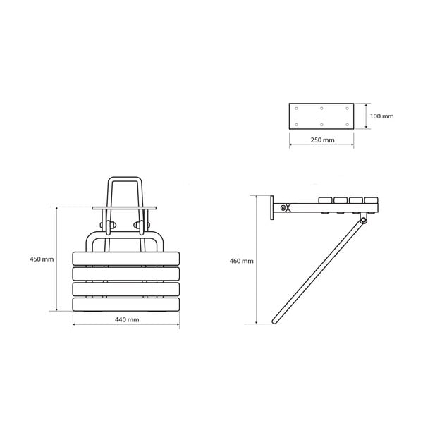 Scăunel pentru cadă Handicap – Sapho-image-3