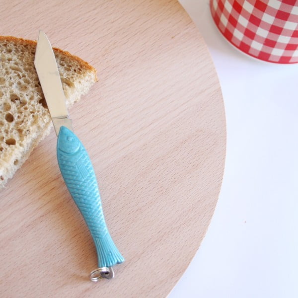 Briceag cehesc peștișor by Alexandra Dětinska, albastru deschis sidefat-image-3