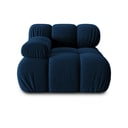 Modul pentru canapea albastru cu tapițerie din catifea (colț stânga) Bellis – Micadoni Home