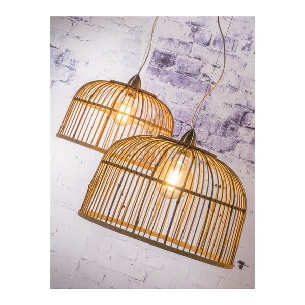 Lustră cu abajur din bambus Good&Mojo Borneo-image-4