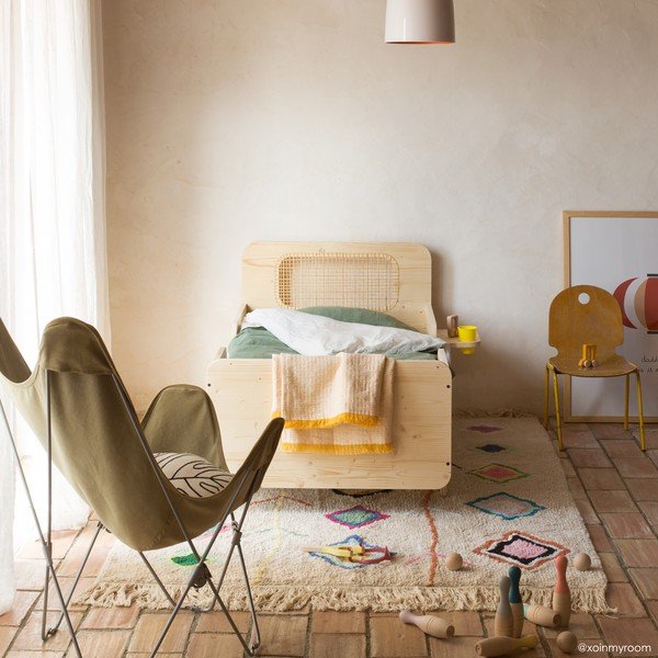 Covor crem lavabil/țesut manual din bumbac 140x200 cm Kaarol – Lorena Canals-image-4