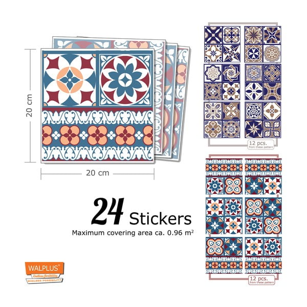 Set 24 autocolante Walplus Classic-image-2