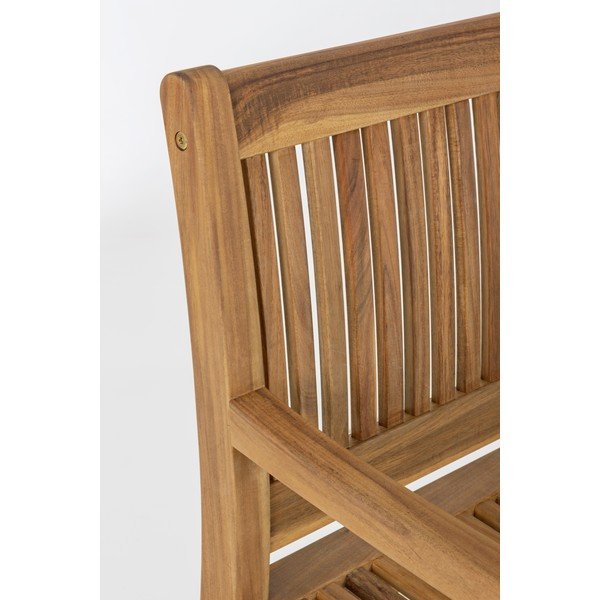 Bancă de grădină în culoare naturală din lemn masiv Noemi – Bizzotto-image-1