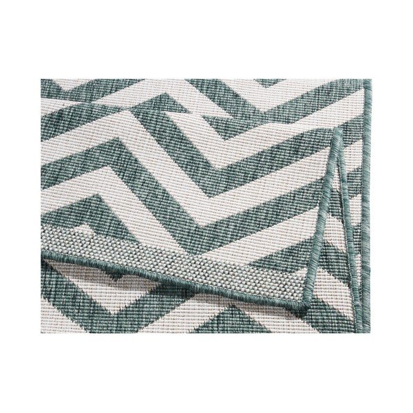 Covor cu 2 fețe Bougari Twin Supreme Mismo, 80 x 350 cm, verde-crem-image-3