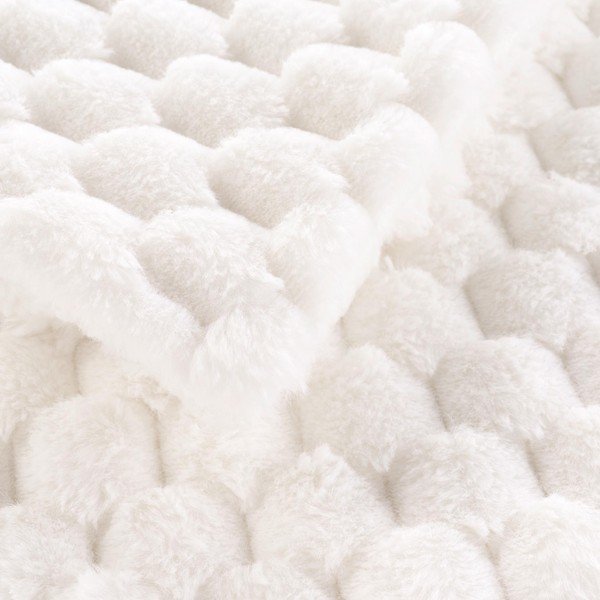 Pătură crem din micropluș/cocolino 220x240 cm Frosty – douceur d'intérieur-image-4