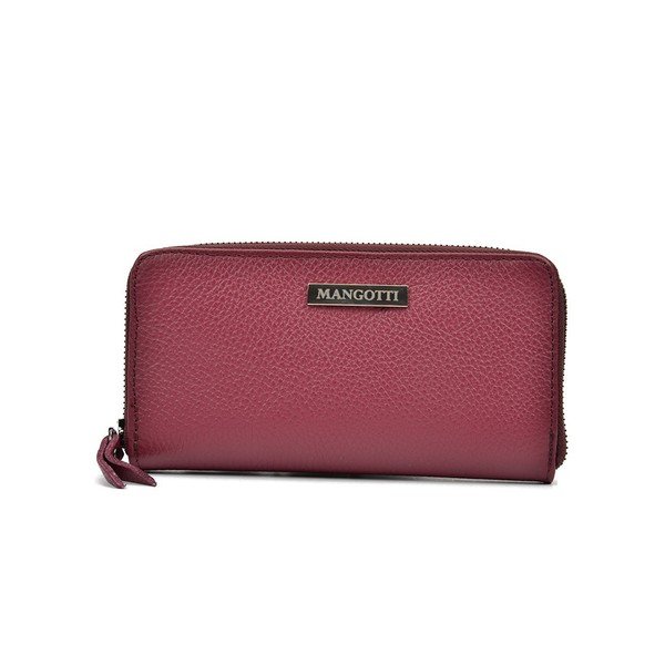 Portofel din piele Mangotti Amanda, roșu-image-2