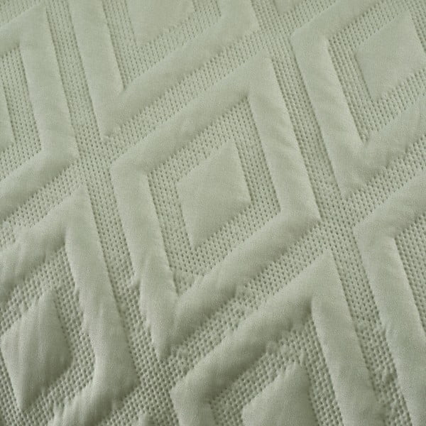 Lenjerie de pat verde pentru pat de o persoană 135x200 cm Jacob Geo – Catherine Lansfield-image-4