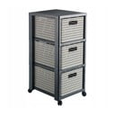 Etajeră de baie gri din plastic 32,5x71 cm Country – Rotho