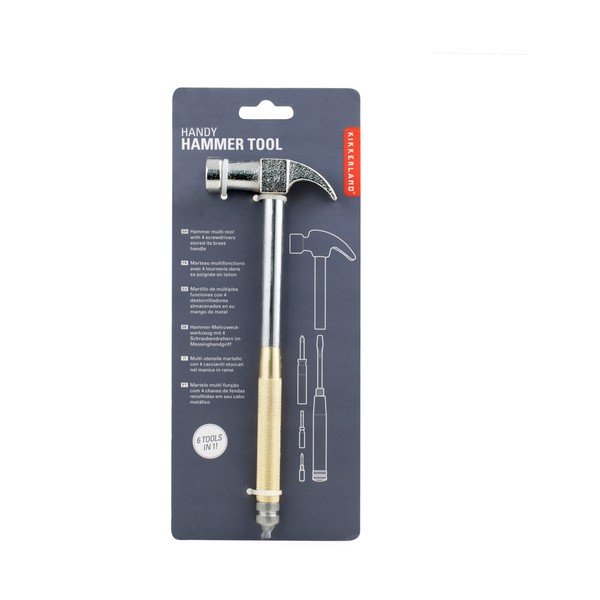 Set ciocan și șurubelnițe Kikkerland Handy Hammer-image-2