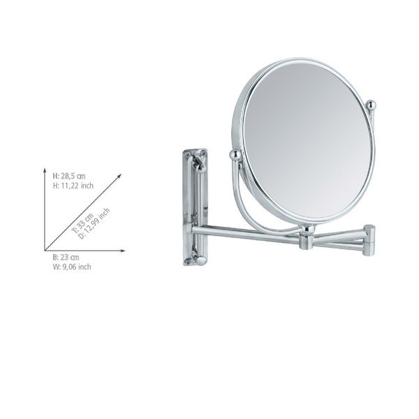 Oglindă cosmetică ø 19 cm Deluxe – Wenko-image-1