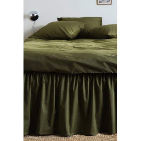 Cuvertură kaki din bumbac organic 90x200 cm Zack – Jotex-image-1