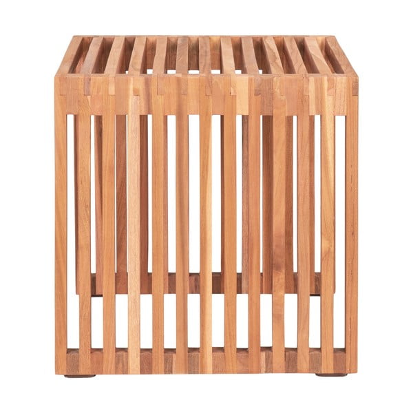 Măsuță auxiliară lemn masiv de tec 40x40 cm Pego – House Nordic-image-4