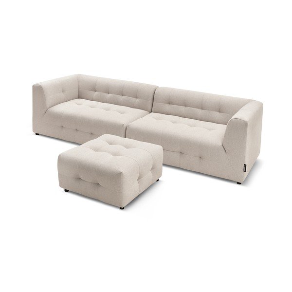 Canapea bej 324 cm Kleber - Bobochic Paris-image-3