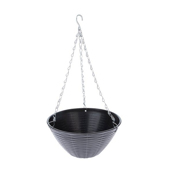 Ghiveci decorativ 3 buc. din plastic de agățat / de perete ø 30 cm – Dakls