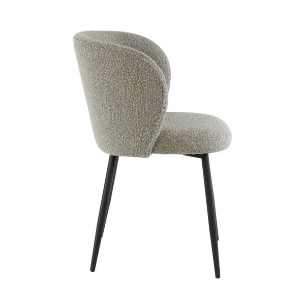 Scaun de sufragerie gri tapițat Elyna – Light & Living-image-4