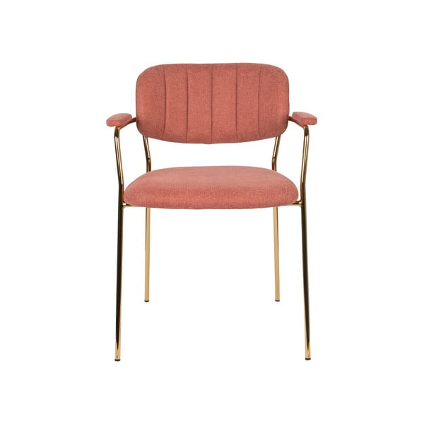 Scaune de dining roz 2 buc. Jolien – White Label-image-2