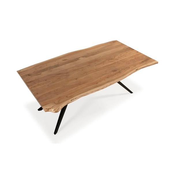 Masă de dining cu blat din lemn de acacia 100x200 cm Mudri – MOME-image-3