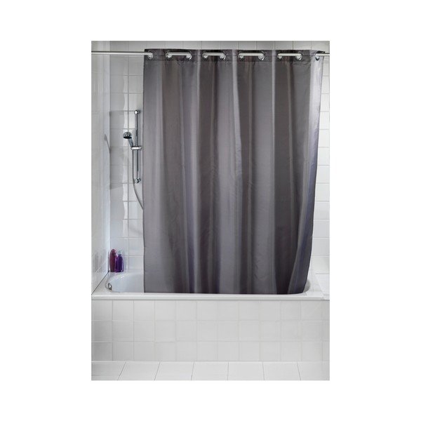 Perdea duș Wenko Comfort Flex, 180 x 200 cm, gri-image-1