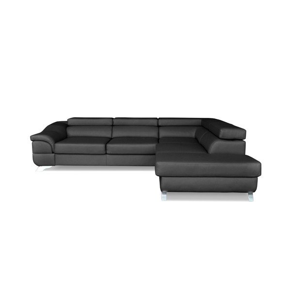 Colțar extensibil  Windsor  & Co. Sofas Omnikron, colț partea dreaptă, gri închis-image-3