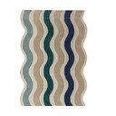 Covor albastru țesut manual din lână 140x200 cm Cascade Wool – Flair Rugs