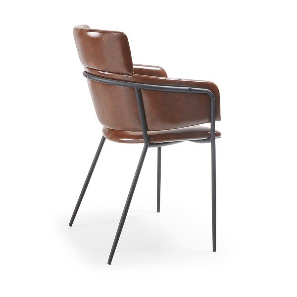 Set 2 scaune La Forma Rhett, maro-image-3