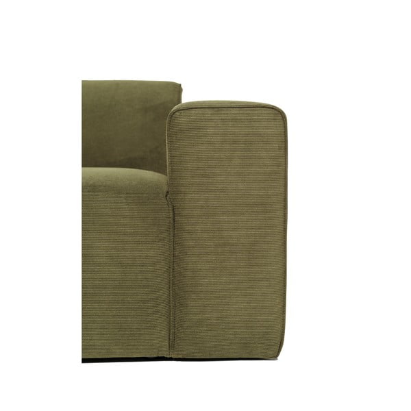 Modul pentru canapea verde   din catifea reiată  (partea dreaptă) Sting - Scandic-image-4