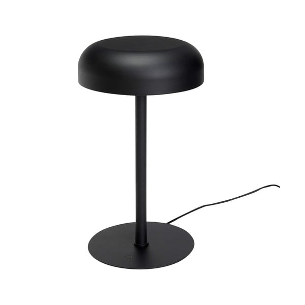 Veioză LED neagră cu intensitate reglabilă (înălțime 37 cm) Velo – Hübsch-image-3