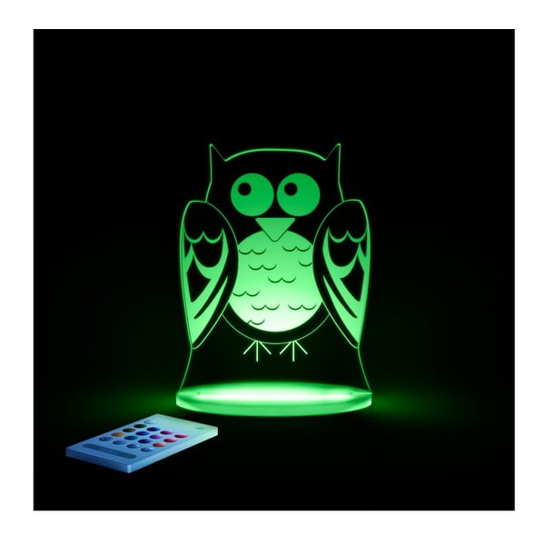 Lampă de veghe cu LED pentru copii Aloka Owl