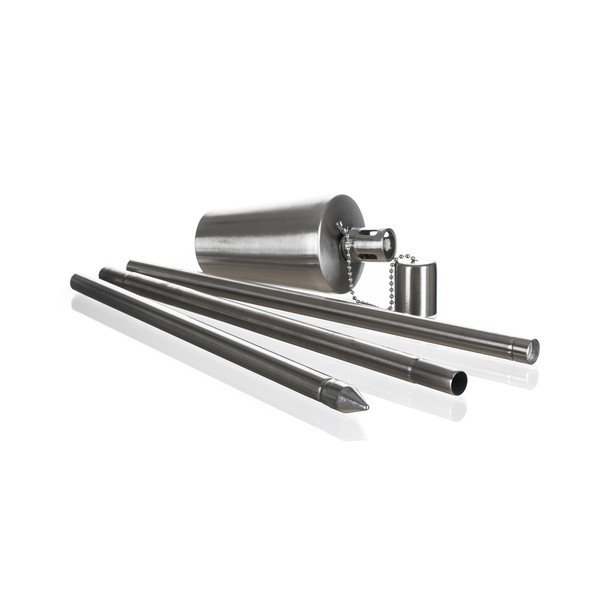 Set torțe de grădină cu ulei din oțel inoxidabil 115 cm, 2 buc. – Happy Green-image-2