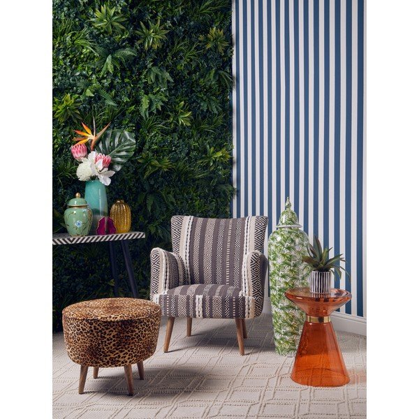 Fotoliu gri/maro Cefena – Premier Housewares-image-1