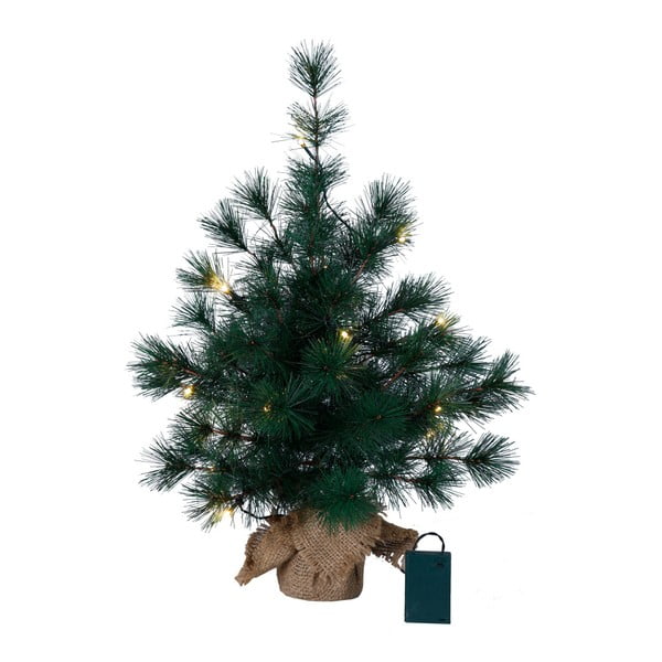 Brad artifical pentru Crăciun cu LED Best Season Tree in Jute Bag, 60 cm