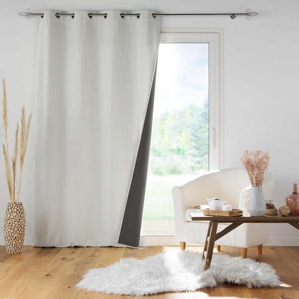 Draperie crem antifonică 140x260 cm Jupiter – douceur d'intérieur-image-3