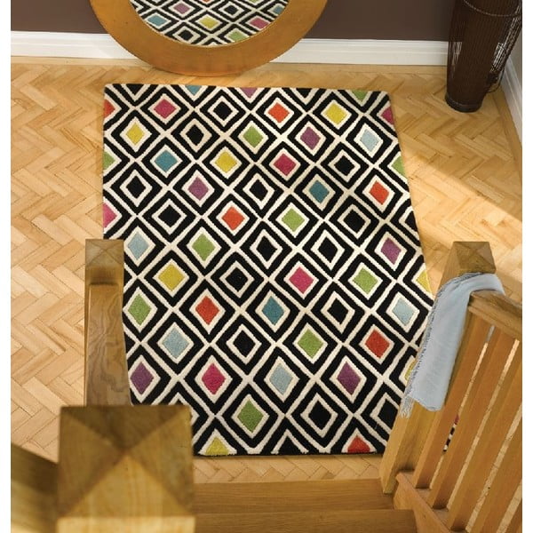 Covor de lână Diamond, 80x150 cm-image-1