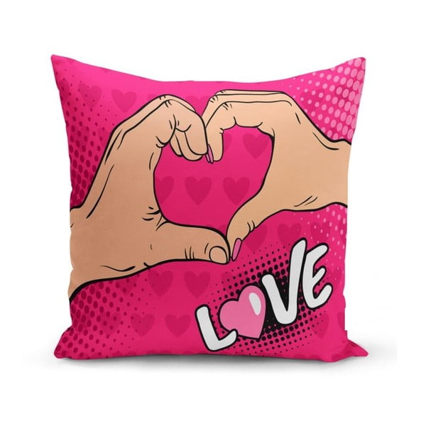 Față de pernă Minimalist Cushion Covers Love Hands, 45 x 45 cm
