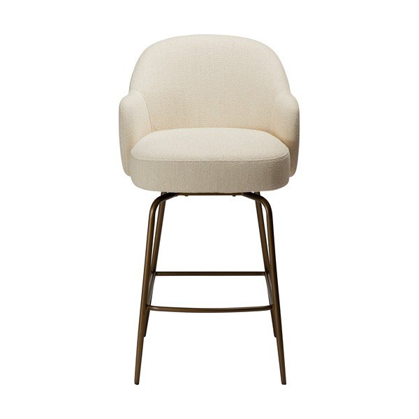 Scaun de bar bej rotativ (înălțime șezut 70 cm) Bae – DAN-FORM Denmark-image-2