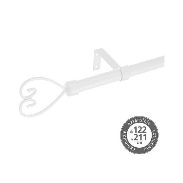 Galerie de perdea 122-211 cm extensibilă din metal – Casa Selección-image-1