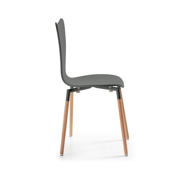 Set 4 scaune dining La Forma Eclectic, gri -image-3